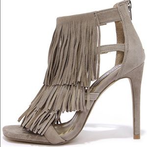Steve Madden Fringly Suede Sandal Sz 8.5